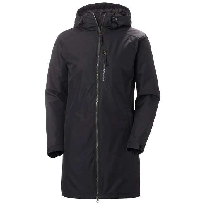 Dámské Bundy Do Deště Helly Hansen W Aker Insulated Černé | BWPQZ-7514
