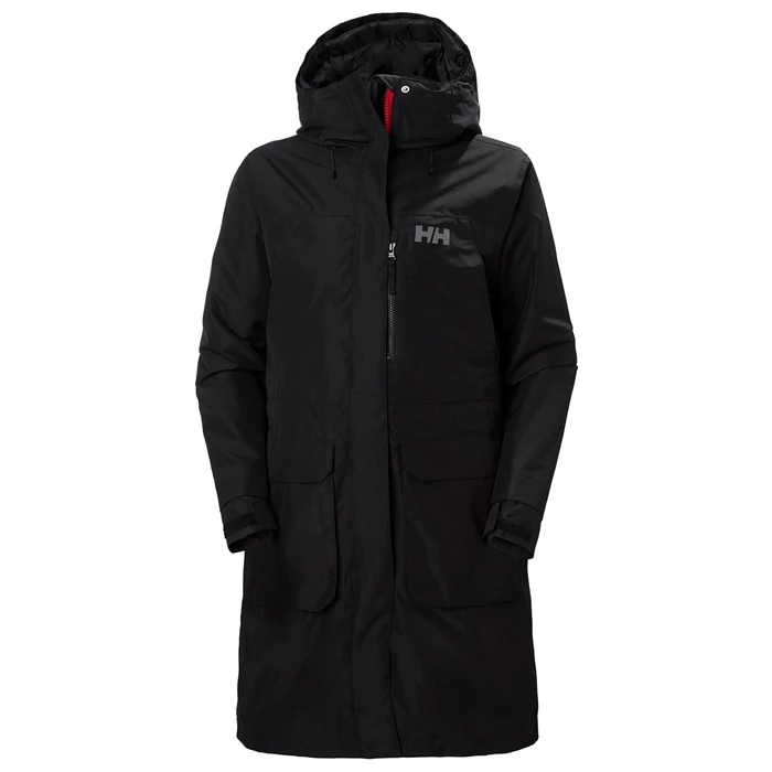 Dámské Bundy Do Deště Helly Hansen W Rigging Černé | LCOXD-5039