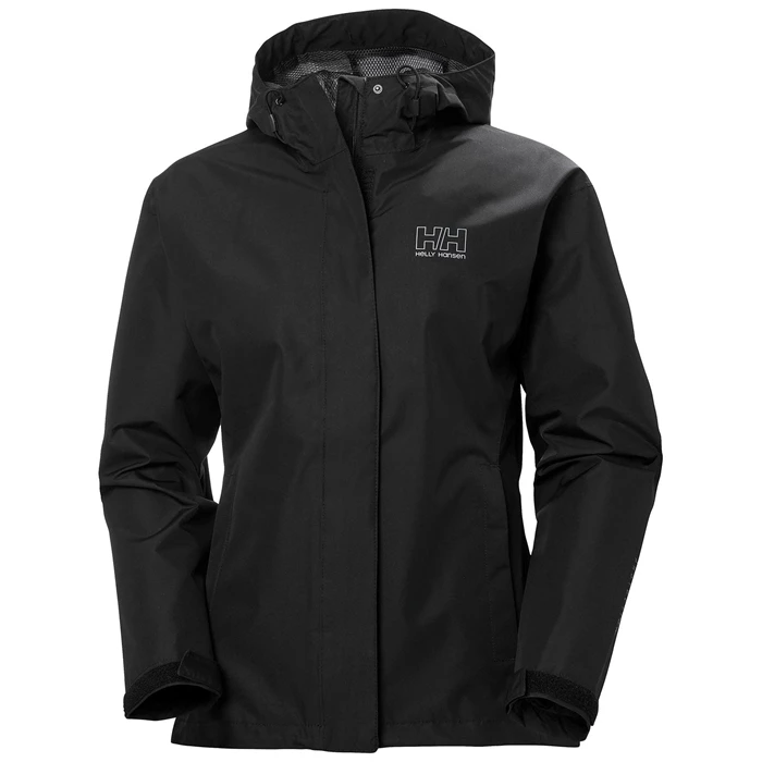 Dámské Bundy Do Deště Helly Hansen W Stratos Černé | RZNBP-3950