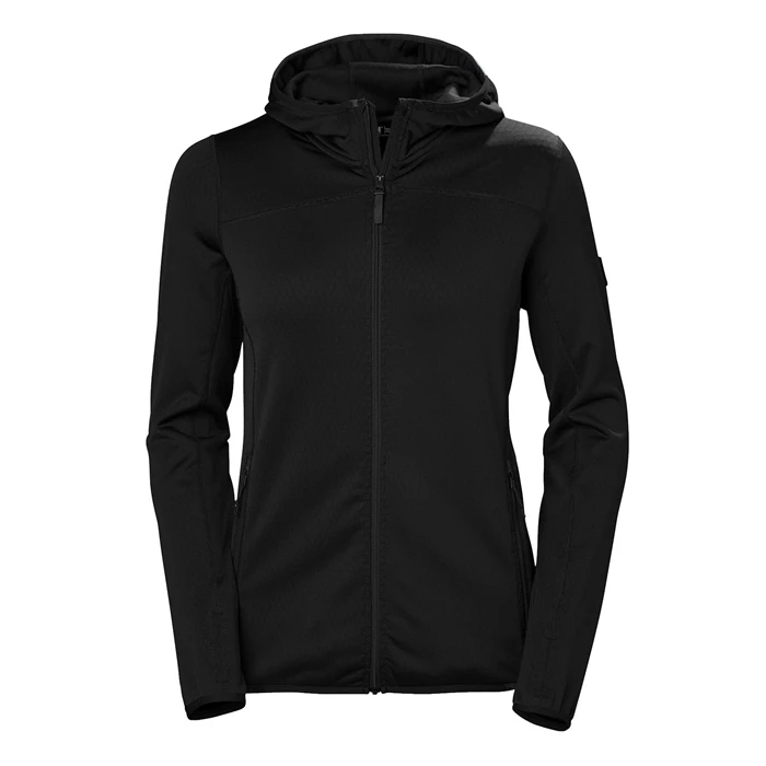 Dámské Fleecové Svetry Helly Hansen W Vertexhooded Černé | WPYOG-6825