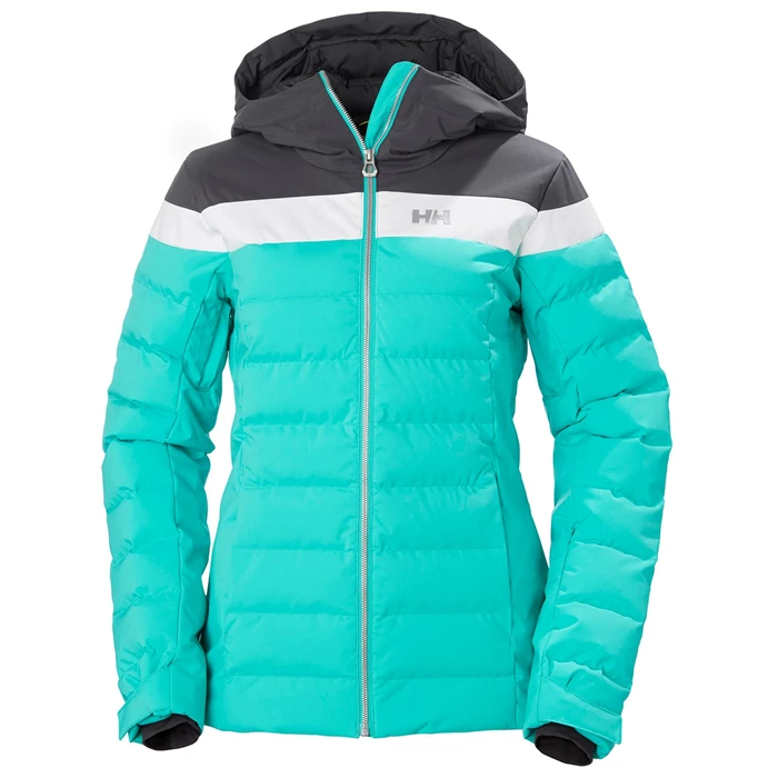 Dámské Lyžařské Bundy Helly Hansen W Imperial Puffy Tyrkysové | RBFIW-9603
