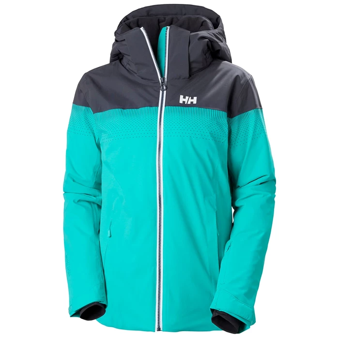 Dámské Lyžařské Bundy Helly Hansen W Motionista Lifaloft Insulated Tyrkysové | ODTKP-7952