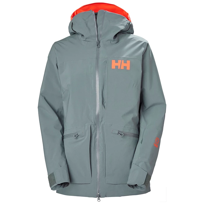 Dámské Lyžařské Bundy Helly Hansen W Powderqueen Infinity Šedé | ODGVM-4859