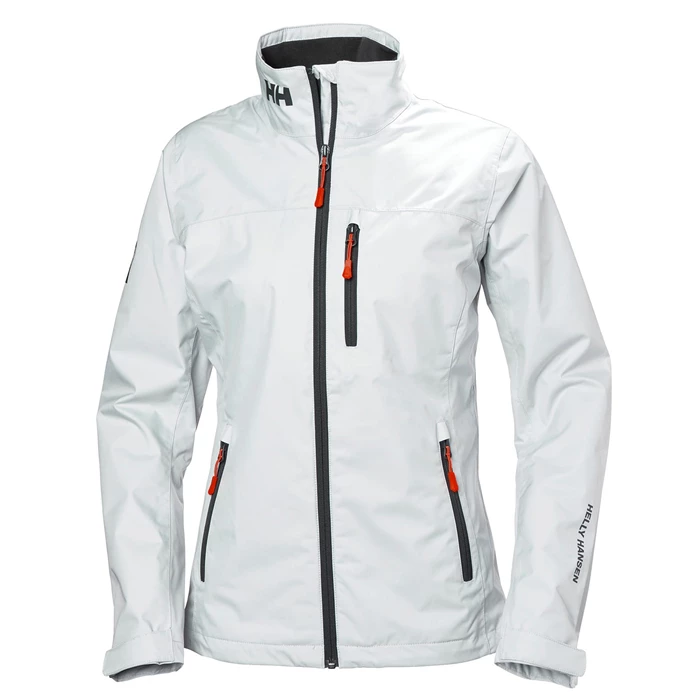 Dámské Plachetní Bundy Helly Hansen W Crew Bílé | EKHOS-3745