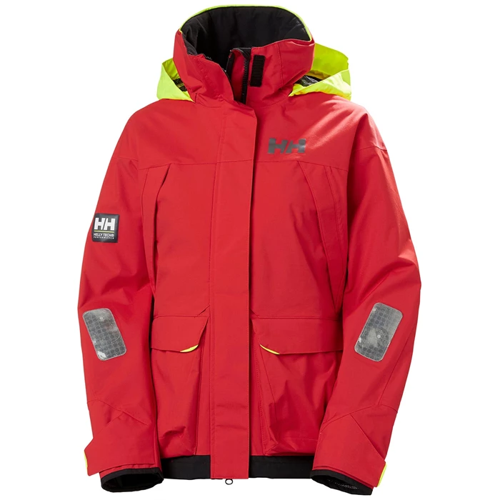 Dámské Plachetní Bundy Helly Hansen W Pier 3.0 Červené | CBASU-1739