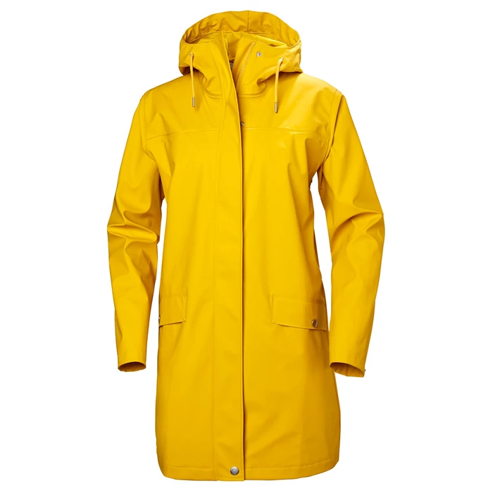 Dámské Pláště Do Deště Helly Hansen W Moss Hnědé / Žluté | PSCVB-8415