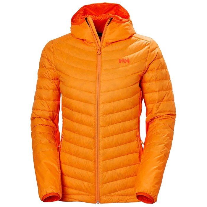 Dámské Péřové Bundy Helly Hansen W Verglas S Kapucí Hybrid Oranžové | YPOFW-7106