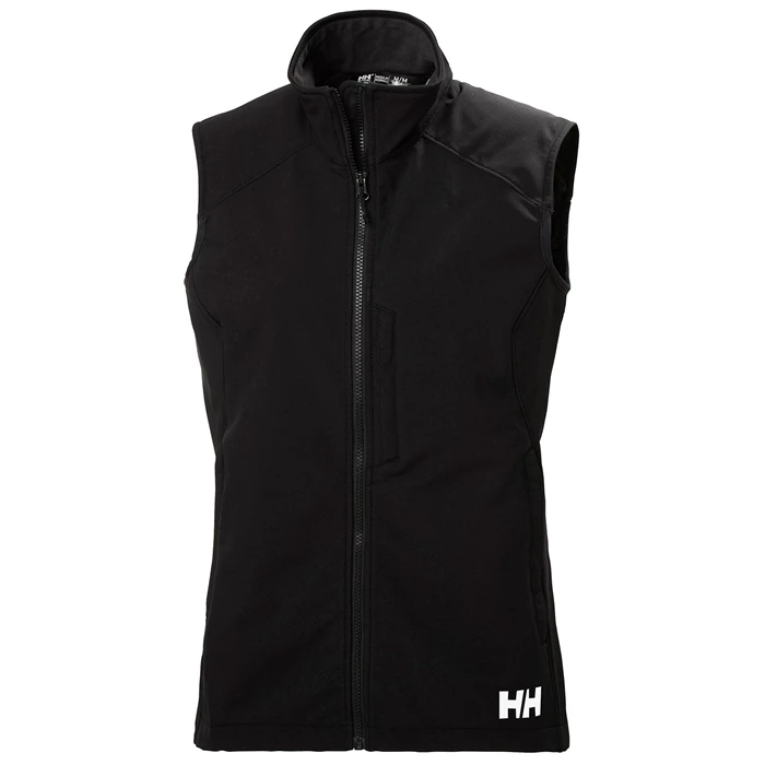 Dámské Zateplené Vesty Helly Hansen W Paramount Softshell Černé | UFQMD-8523