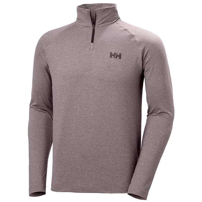 Pánské Aktivní Střední Vrstvy Helly Hansen Verglas 1/2 Zip Up Šedé | ODAVY-1297