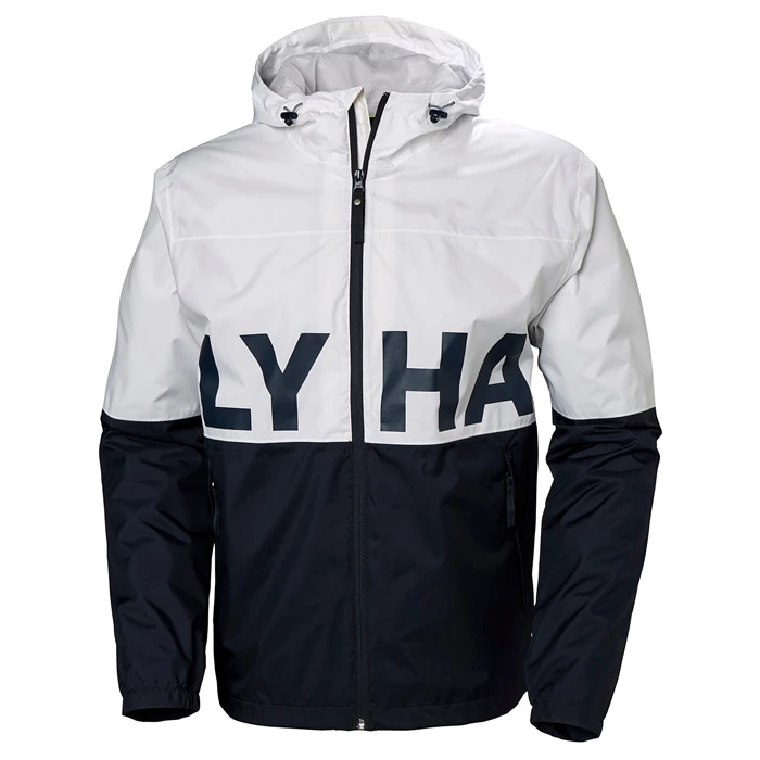 Pánské Bundy Do Deště Helly Hansen Amaze Bílé | BVXGC-3421