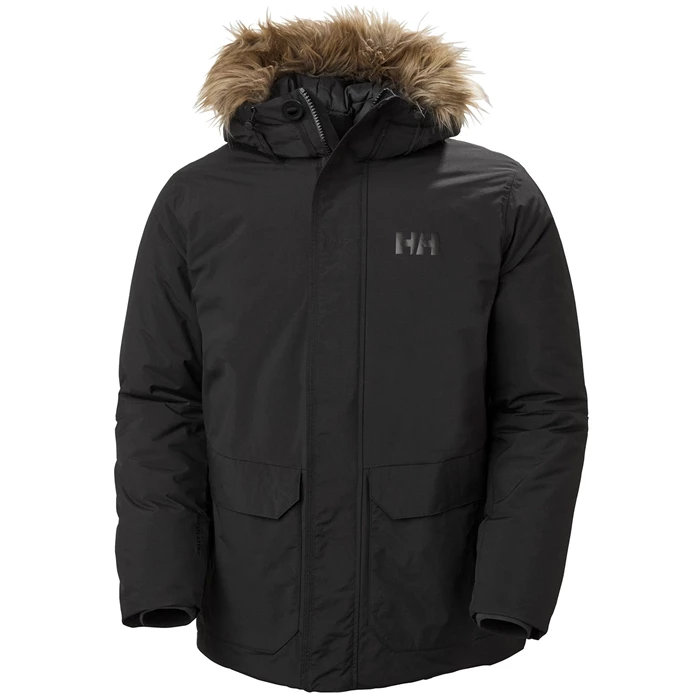 Pánské Bundy Parka Helly Hansen Classic Černé | VKBYC-3704