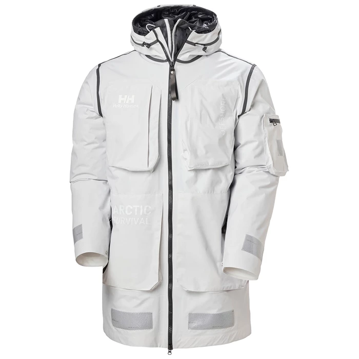 Pánské Bundy Parka Helly Hansen Hh Arc Survival 3 In 1 Šedé | KVJFX-8054