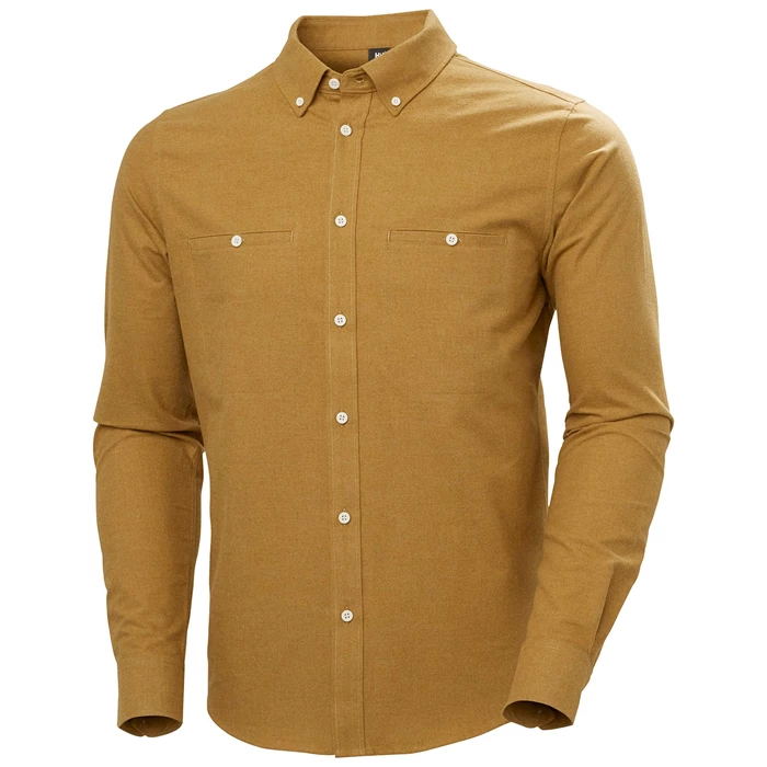 Pánské Košile Helly Hansen Organic Bavlněné Flannel Hnědé | LXAKD-0645