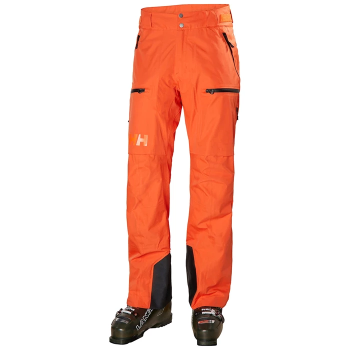 Pánské Lyžařské Kalhoty Helly Hansen Elevation Infinity 2.0 Oranžové / Červené | KOBCA-6915