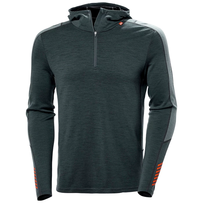 Pánské Mikiny Helly Hansen Lifa Merino Lehké S Kapucí Šedé | PVEGN-8675