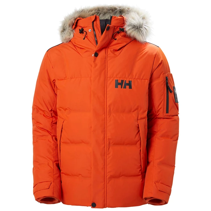Pánské Péřové Bundy Helly Hansen Bouvet Oranžové / Červené | TIKAQ-5062
