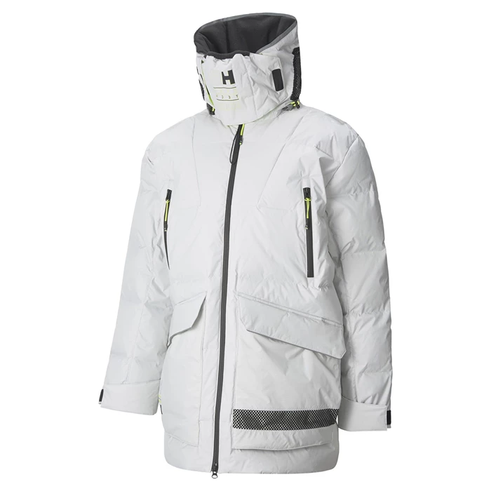 Pánské Péřové Bundy Helly Hansen Puma X Hh Tech Zimní Šedé | SIKZU-2846