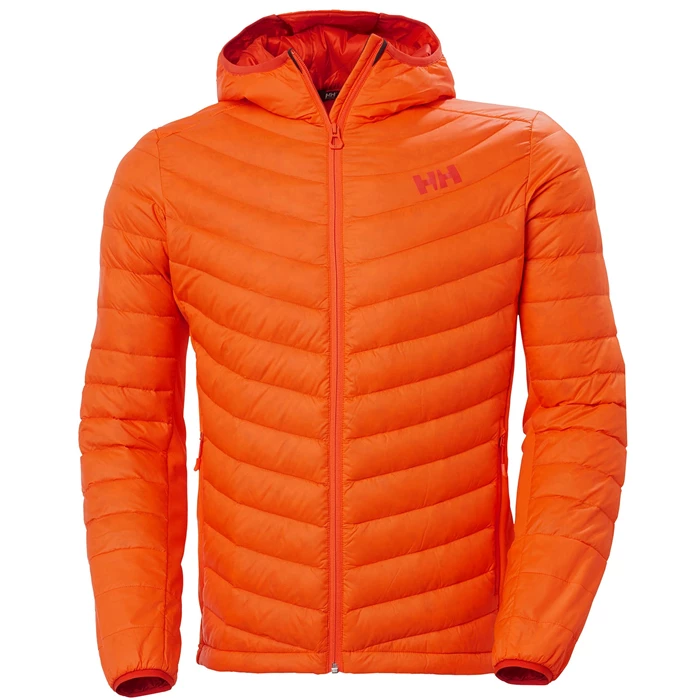 Pánské Péřové Bundy Helly Hansen Verglas S Kapucí Hybrid Oranžové | PGFBU-1940