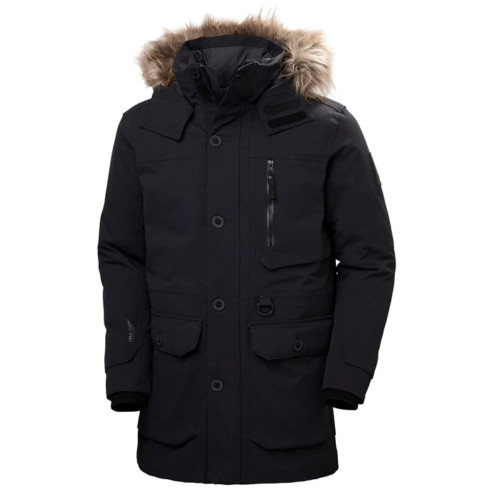 Pánské Péřové Kabáty Helly Hansen Longyear Ii Černé | ESBVG-6071