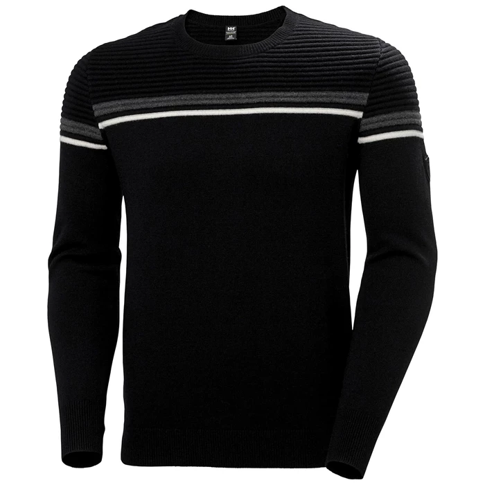 Pánské Svetry Helly Hansen Carv Knitted Černé | LBSMI-9746