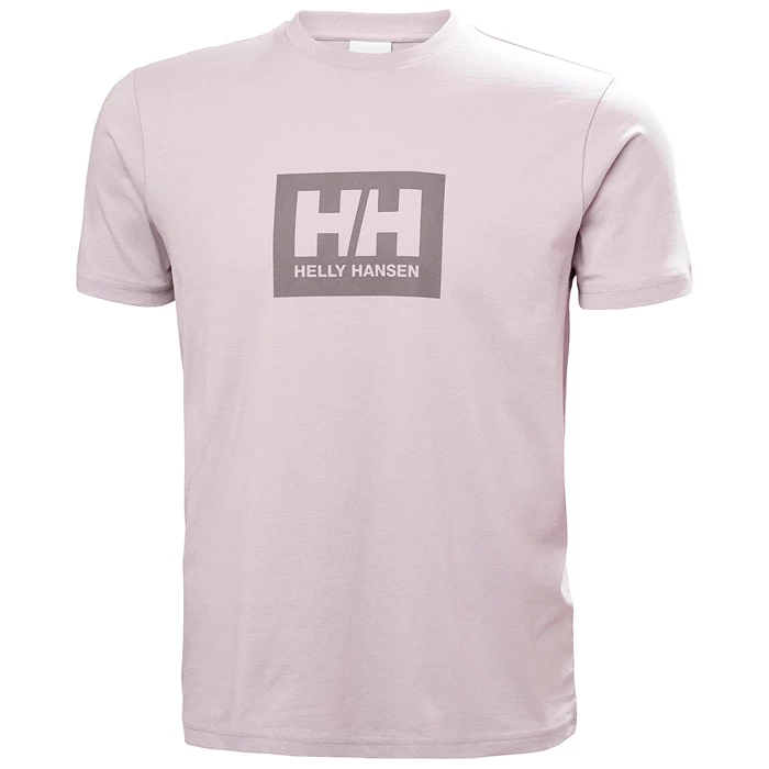 Pánské Tričko Helly Hansen Hh Box Šedé / Fialové | YXQAD-8574