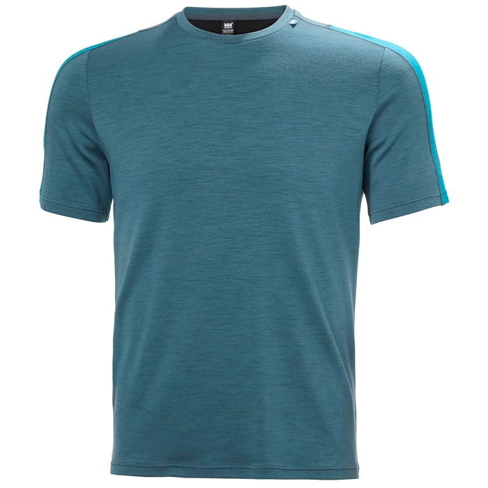 Pánské Tričko Helly Hansen Lifa Merino Lehké Tyrkysové | HORKJ-8039